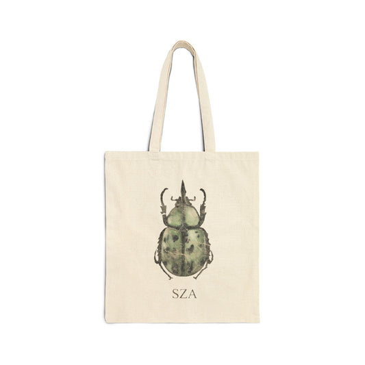 SZA LANA MERCH - SZA LANA SOS NATURAL / BLACK TOUR DATES TOTE BAG