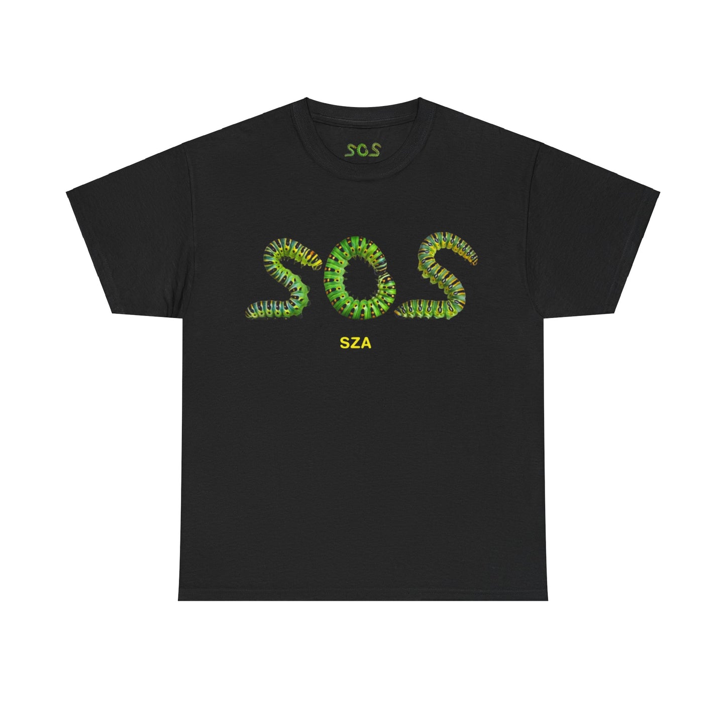 SZA LANA MERCH - LANA SOS SIGNATURE BLACK TOUR DATES TEE