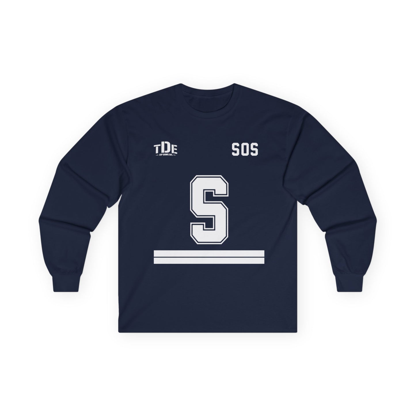 SZA SOS MERCH - SZA JERSEY LONGSLEEVE NAVY